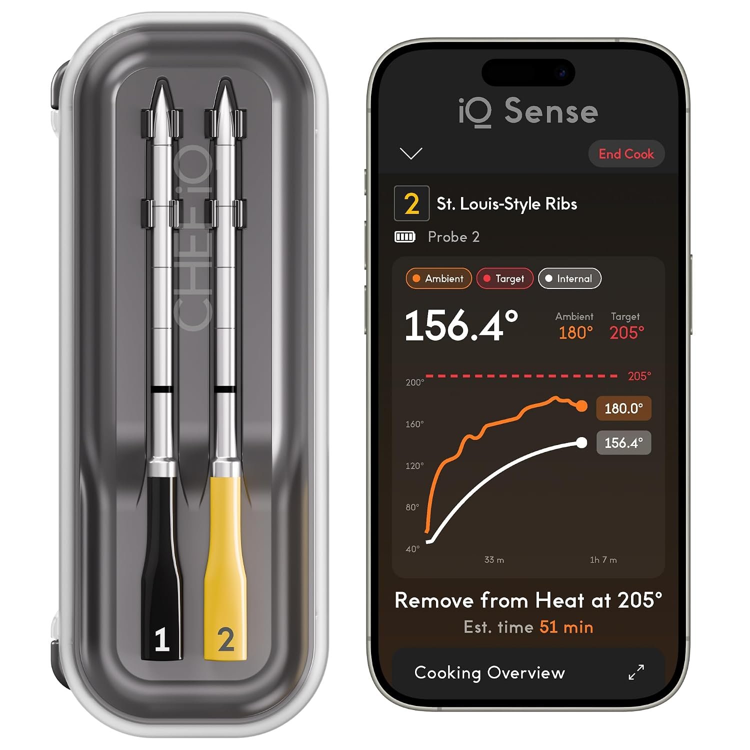 CHEF iQ Sense Gen3 smart wireless meat thermometer