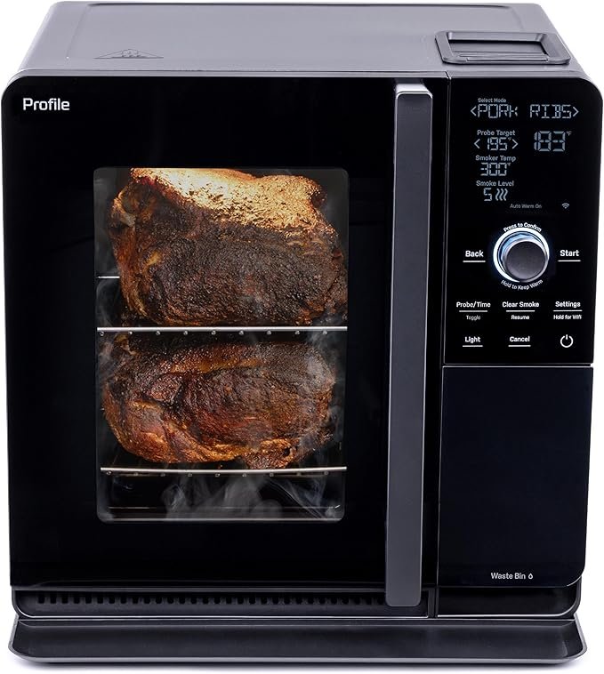 GE Profile Smart Indoor Pellet Smoker — the only WiFi-connected pick in this indoor grill comparison