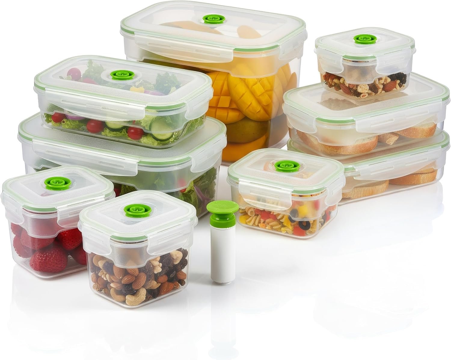 Lasting Freshness 19-Piece Vacuum Set — best value vacuum pantry storage container
